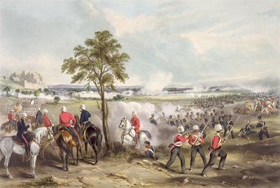 The Battle of Goojerat on 21st February 1849, engraved by John Harris by Henry Martens